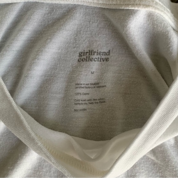 Girlfriend Collective White Tee - Picture 4 of 4